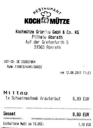 dgsw Hffner Kochmtze Restaurant